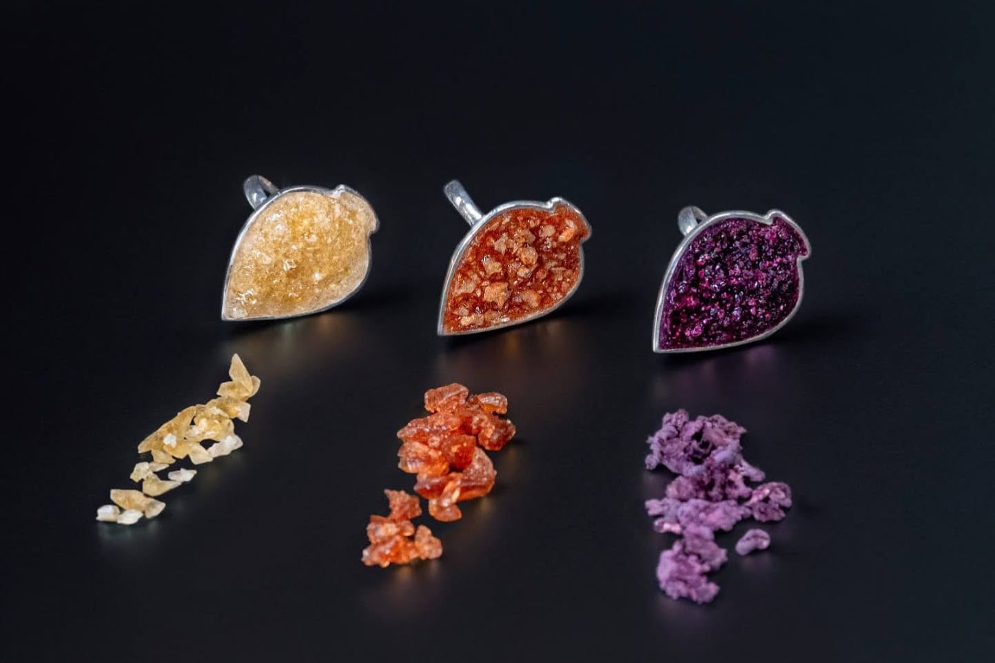 Ring "Qvevri" (Rkatsiteli Crystals)